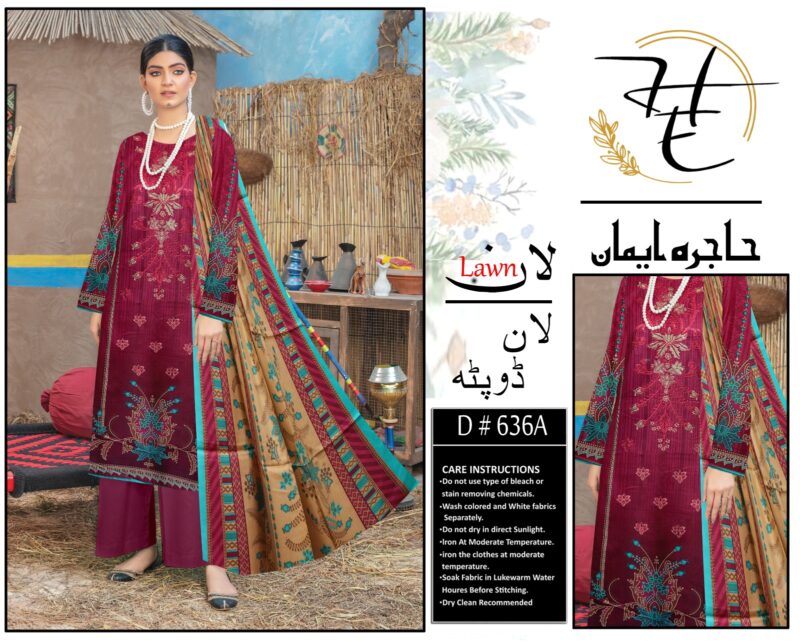 Lawn dupatta